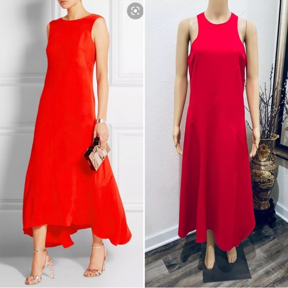 Cedric Charlier red long dress 10